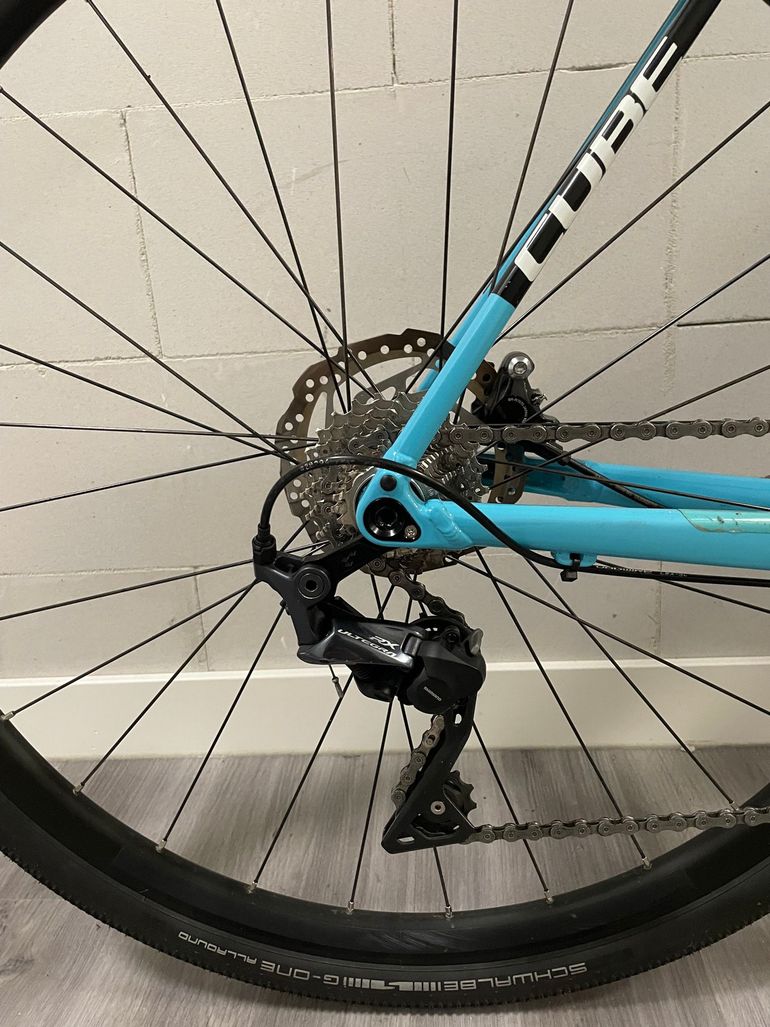 Used CUBE CROSS RACE PRO 2022 2022 Road & Gravel, Blue — image 5 of 11