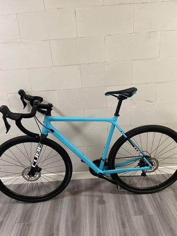 Used CUBE CROSS RACE PRO 2022 2022 Road & Gravel, Blue — image 2 of 11