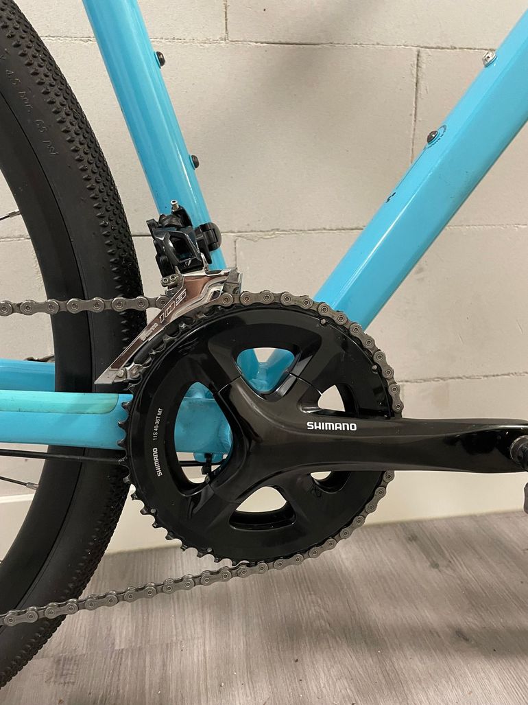 Used CUBE CROSS RACE PRO 2022 2022 Road & Gravel, Blue — image 4 of 11