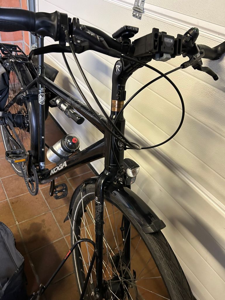 Used Koga Worldtraveller S 2018 Road & Gravel, Black — image 2 of 6
