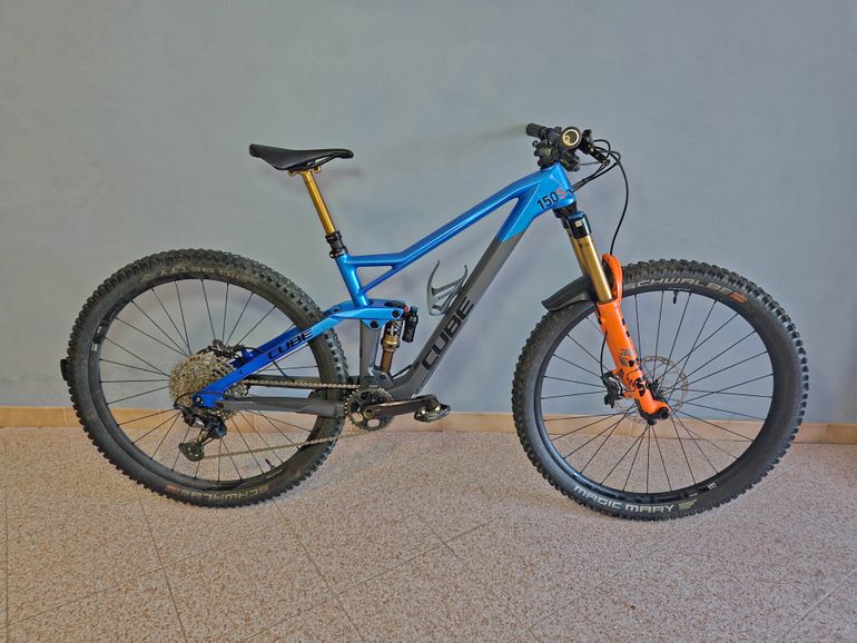 Used CUBE STEREO 150 C:62, SL 29 2023 2023 Mountainbike, Blu — image 1 of 18