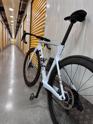 Used CUBE LITENING C:68X PRO 2022 2022 Road & Gravel, White — image 3 of 6