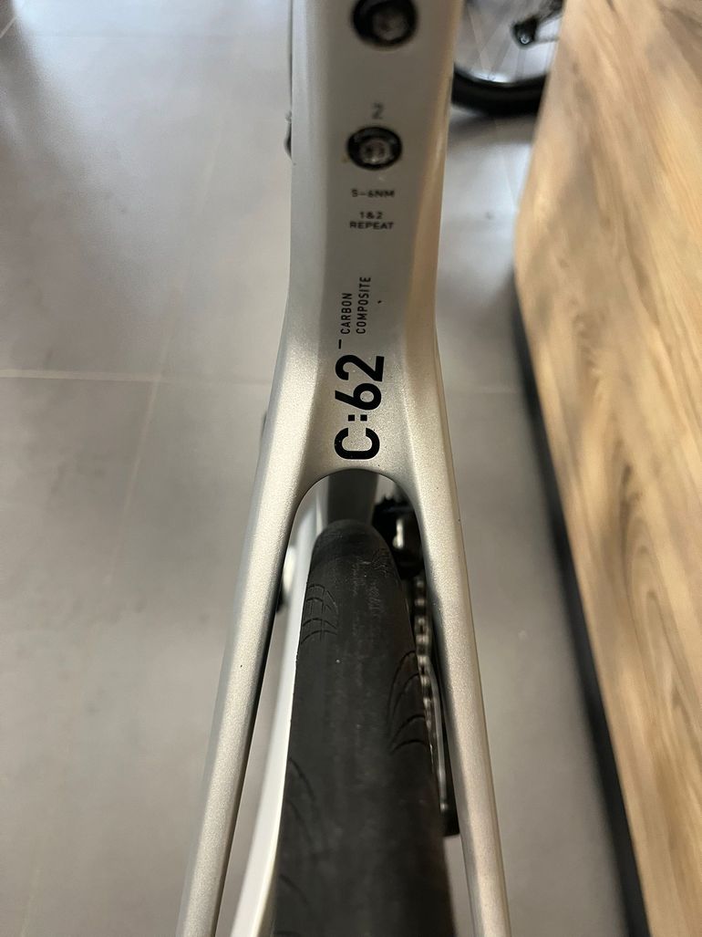 Used CUBE AGREE C:62, SLT 2023 2023 Road & Gravel, Light Gray — image 7 of 7