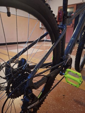 Used CUBE AIM PRO Grey Flashyellow 2024 Mountainbike, Light Gray — image 3 of 6