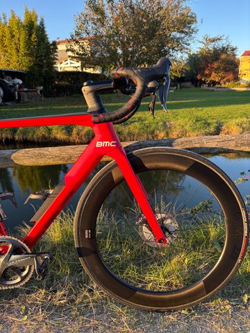 Used BMC Timemachine ROAD 01 FOUR 2020 2020 Road & Gravel, Red — image 4 of 8