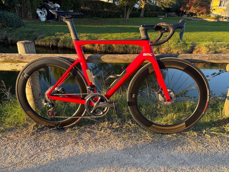 Used BMC Timemachine ROAD 01 FOUR 2020 2020 Road & Gravel, Red — image 5 of 8