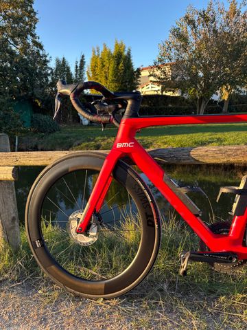Used BMC Timemachine ROAD 01 FOUR 2020 2020 Road & Gravel, Red — image 7 of 8