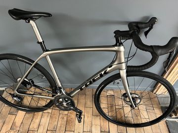 Used Trek Domane SL 6 Disc 2019 2019 Road & Gravel, Light Gray — image 1 of 5