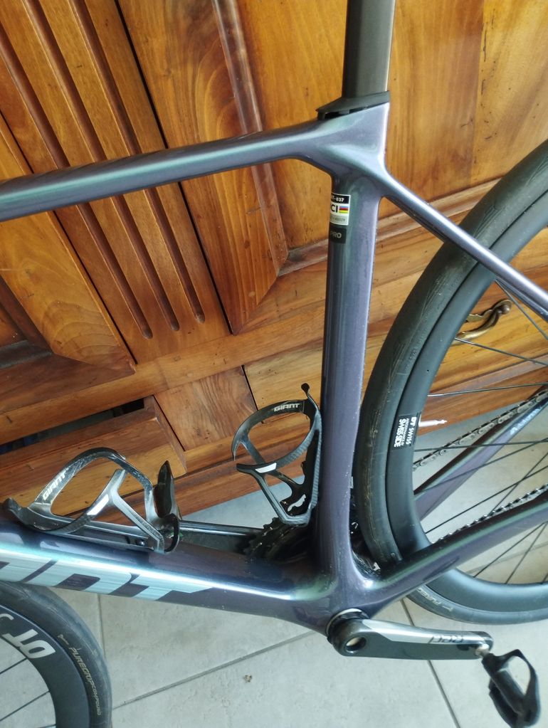 Used Giant TCR Advanced Pro 0 Di2 2025 Frameset 2025 Road & Gravel, Blue — image 2 of 3