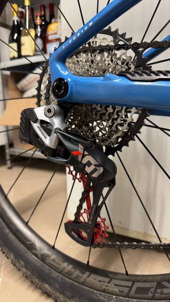 Used Mondraker F-podium SRAM X01 Eagle AXS 2023 Mountainbike, Blue — image 3 of 7