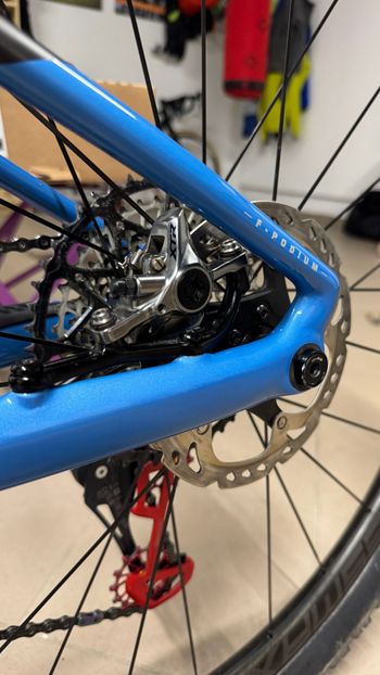 Used Mondraker F-podium SRAM X01 Eagle AXS 2023 Mountainbike, Blue — image 6 of 7