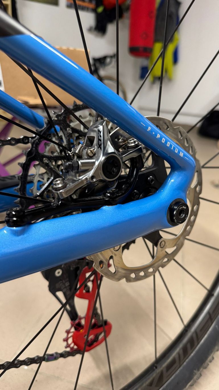 Used Mondraker F-podium SRAM X01 Eagle AXS 2023 Mountainbike, Blue — image 6 of 7