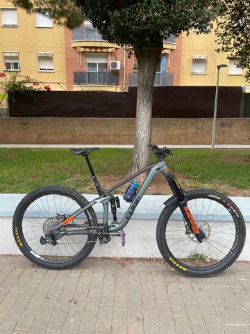 Used CUBE STEREO 170 TM 29 2021 2021 Mountainbike, Light Gray, 29 — image 1 of 8