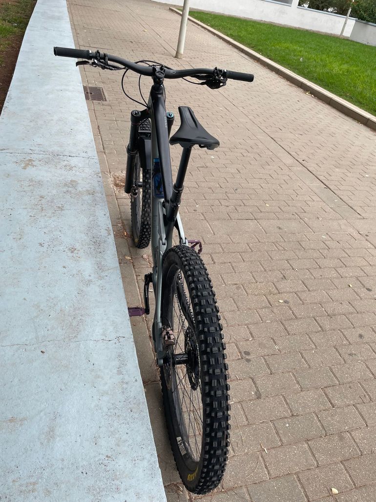 Used CUBE STEREO 170 TM 29 2021 2021 Mountainbike, Light Gray, 29 — image 5 of 8
