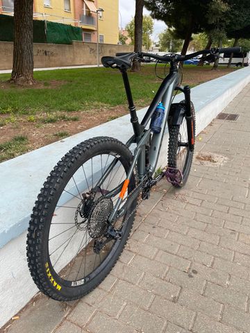 Used CUBE STEREO 170 TM 29 2021 2021 Mountainbike, Light Gray, 29 — image 7 of 8