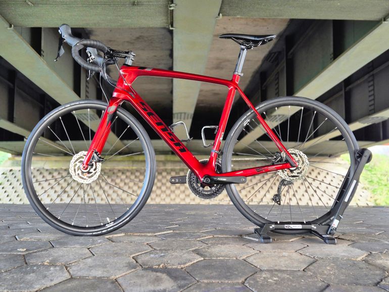 Used Sensa Giulia G3 Disc 105 2021 2021 Road & Gravel, Red — image 4 of 11