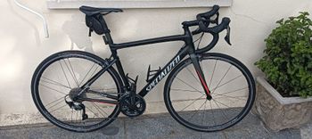 Used Specialized Tarmac Men SL6 COMP/CARB/CHAR/RKTRED 54 2018 Road & Gravel