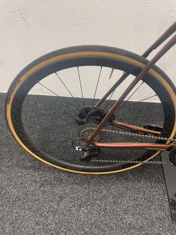 Used Trek Domane SLR 8 Disc 2019 2019 Road & Gravel, Purple — image 5 of 6