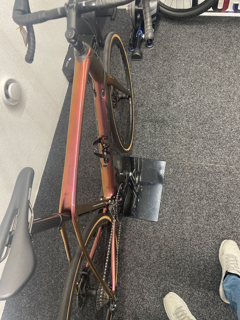 Used Trek Domane SLR 8 Disc 2019 2019 Road & Gravel, Purple — image 4 of 6