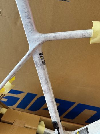 Used Giant TCR Advanced SL Frameset 2026 Road & Gravel, White — image 6 of 7
