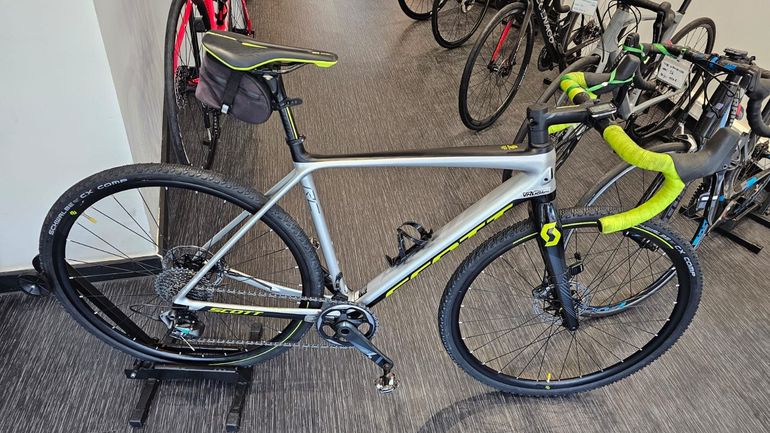 Used Scott Addict CX RC 2019 2019 Road & Gravel, Light Gray — image 17 of 21