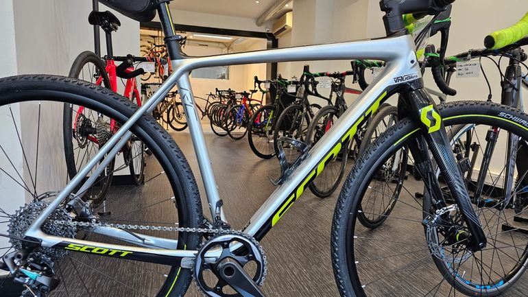 Used Scott Addict CX RC 2019 2019 Road & Gravel, Light Gray — image 21 of 21
