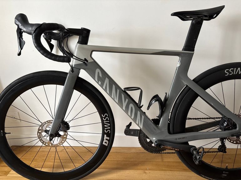Used Canyon Aeroad CF SL 8 2023 2023 Road & Gravel, Light Gray — image 2 of 5