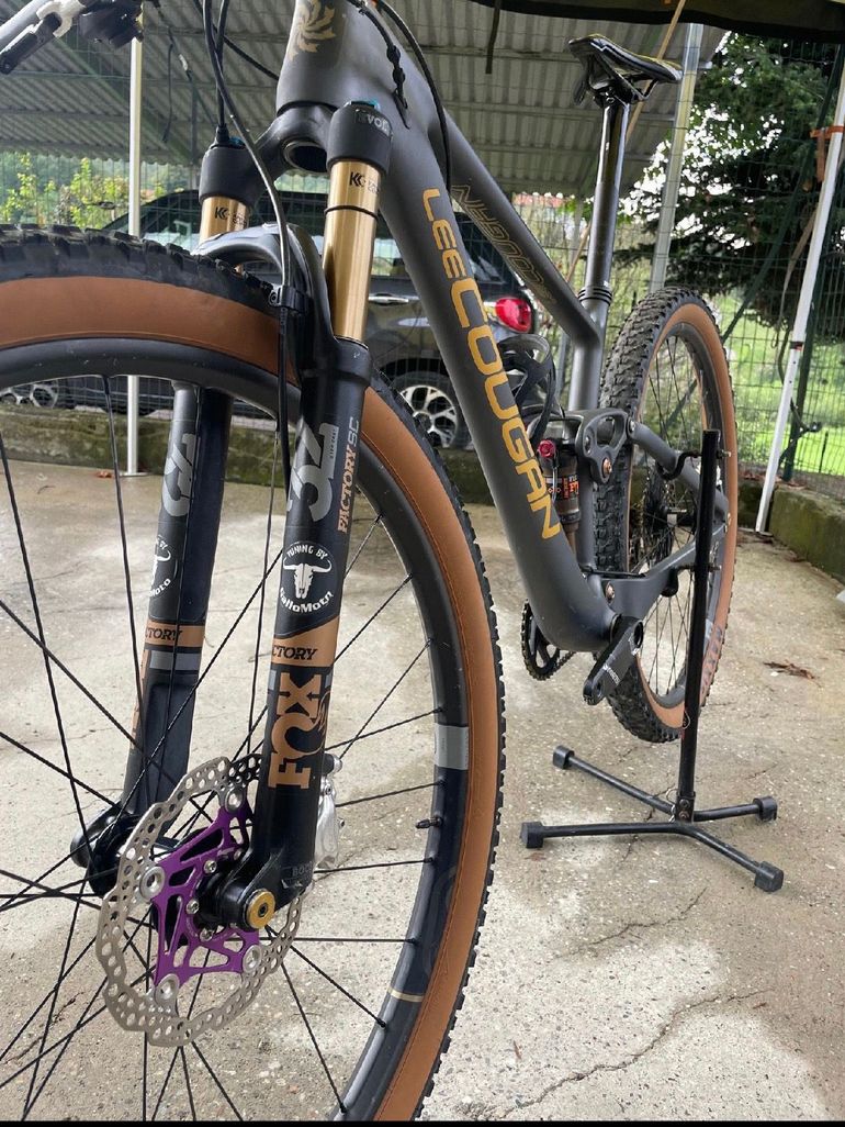 Used Lee Cougan Crossfire Gold 2019 Mountainbike, Light Gray — image 2 of 12