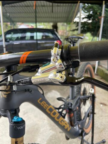 Used Lee Cougan Crossfire Gold 2019 Mountainbike, Light Gray — image 7 of 12
