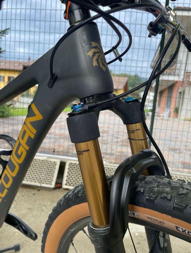Used Lee Cougan Crossfire Gold 2019 Mountainbike, Light Gray — image 10 of 12