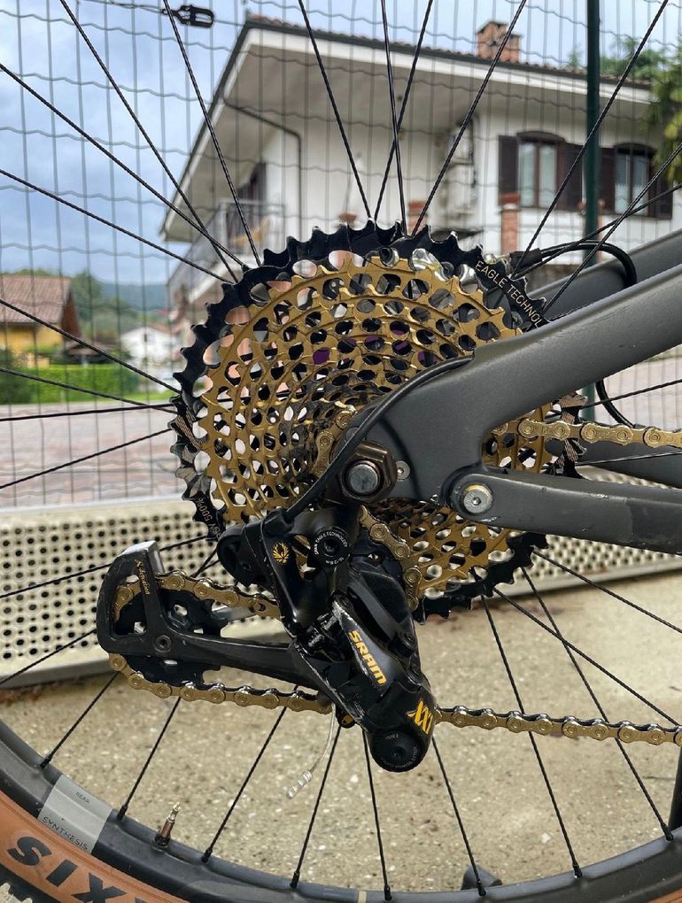Used Lee Cougan Crossfire Gold 2019 Mountainbike, Light Gray — image 4 of 12
