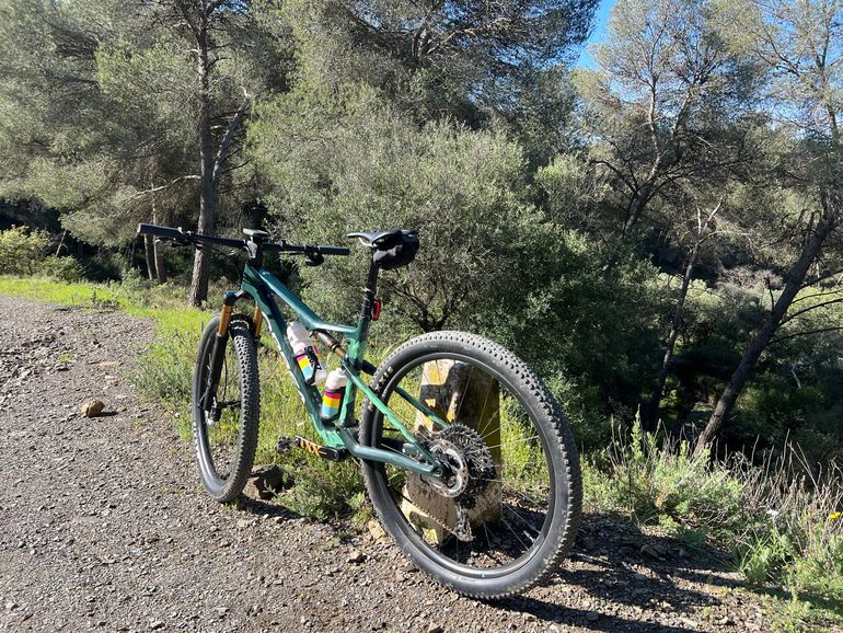 Used Orbea Oiz SRAM GX Eagle AXS (T-Type) 2024 Mountainbike, Green — image 7 of 11
