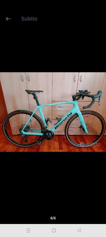 Used Bianchi Impulso Comp Gr610 2024 Road & Gravel, Green — image 2 of 6