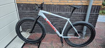 Used Specialized Epic SRAM GX Eagle AXS 2020 Mountainbike, Light Gray — image 1 of 6
