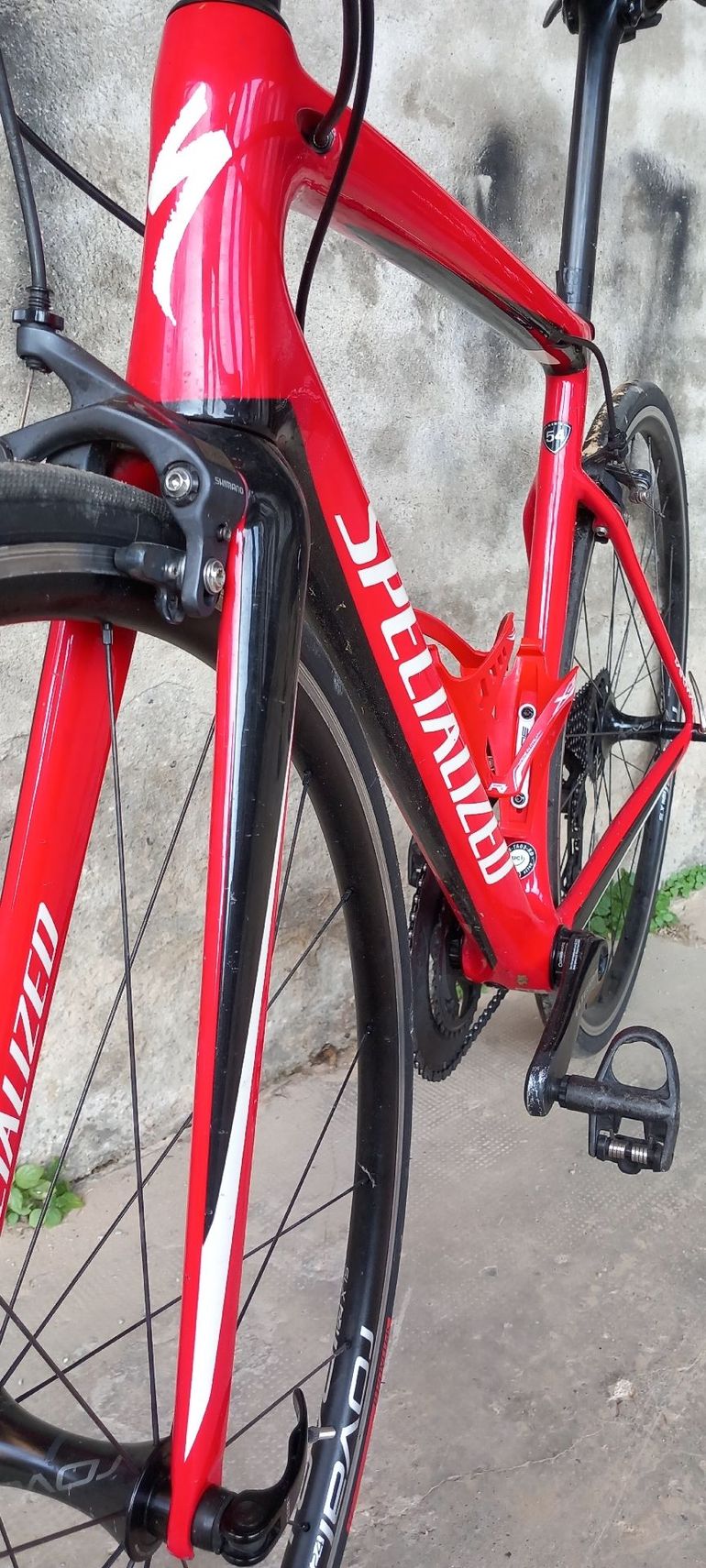 Used Specialized Men's Tarmac Expert 2018 2018 Road & Gravel, Rot — image 6 of 11