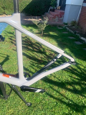 Used Canyon Grizl CF SL 7 2022 Frameset 2022 Road & Gravel, Hellgrau — image 8 of 28