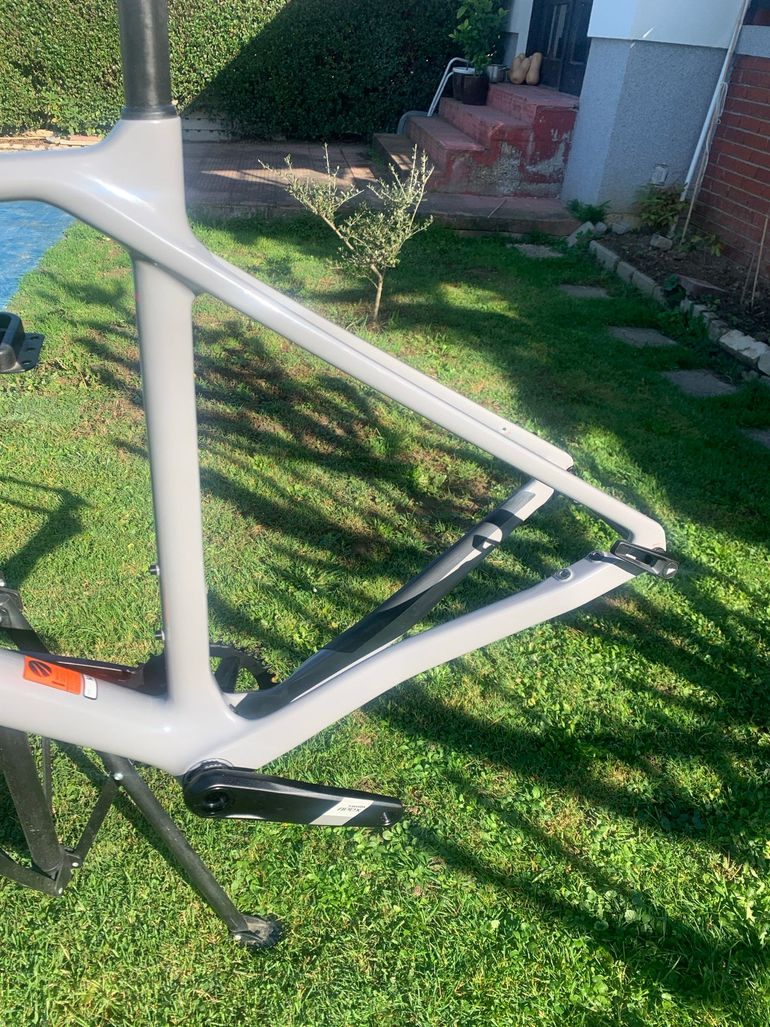 Used Canyon Grizl CF SL 7 2022 Frameset 2022 Road & Gravel, Hellgrau — image 8 of 28