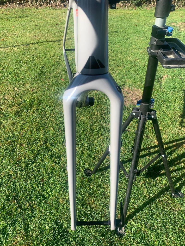 Used Canyon Grizl CF SL 7 2022 Frameset 2022 Road & Gravel, Hellgrau — image 24 of 28