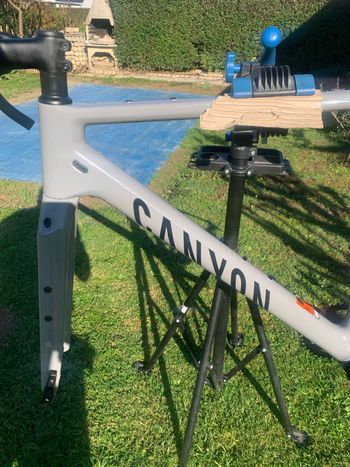Used Canyon Grizl CF SL 7 2022 Frameset 2022 Road & Gravel, Hellgrau — image 6 of 28
