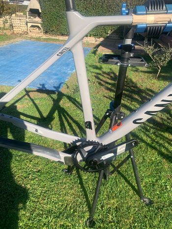 Used Canyon Grizl CF SL 7 2022 Frameset 2022 Road & Gravel, Hellgrau — image 19 of 28
