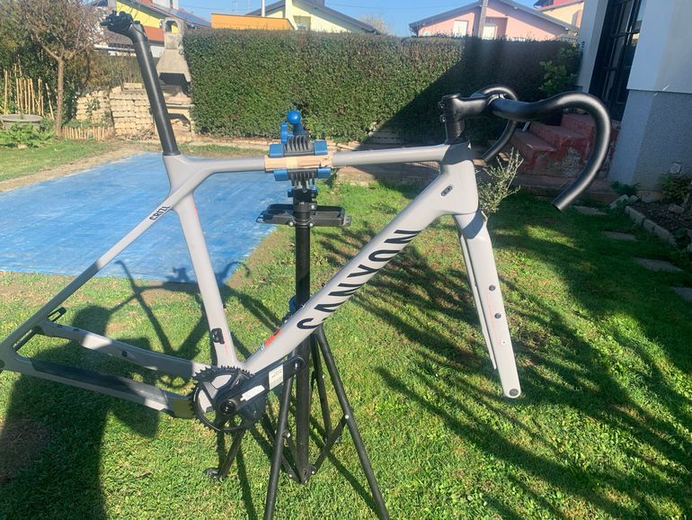 Used Canyon Grizl CF SL 7 2022 Frameset 2022 Road & Gravel, Hellgrau — image 17 of 28