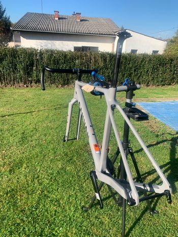 Used Canyon Grizl CF SL 7 2022 Frameset 2022 Road & Gravel, Hellgrau — image 12 of 28