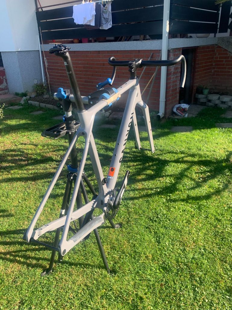 Used Canyon Grizl CF SL 7 2022 Frameset 2022 Road & Gravel, Hellgrau — image 22 of 28