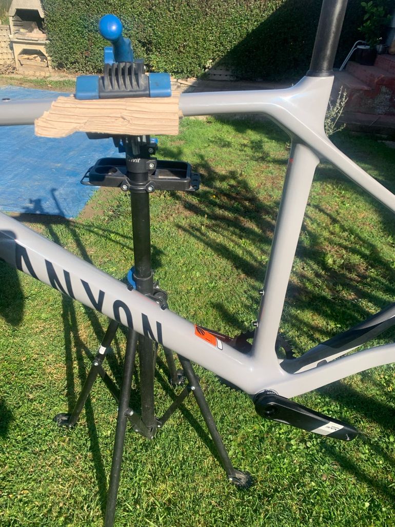 Used Canyon Grizl CF SL 7 2022 Frameset 2022 Road & Gravel, Hellgrau — image 7 of 28
