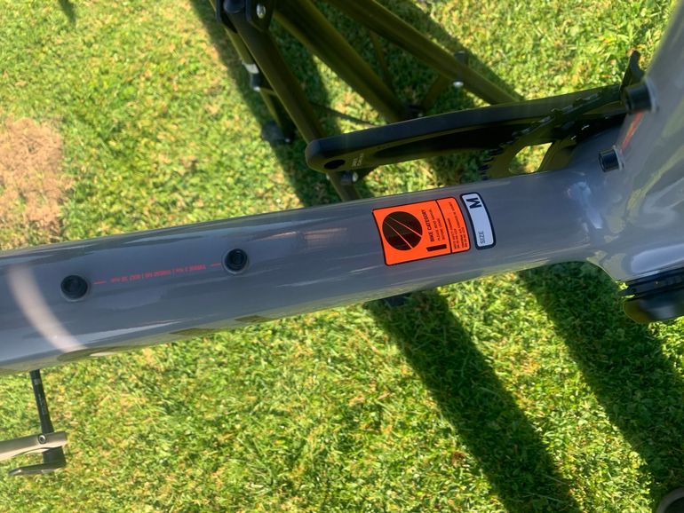 Used Canyon Grizl CF SL 7 2022 Frameset 2022 Road & Gravel, Hellgrau — image 14 of 28