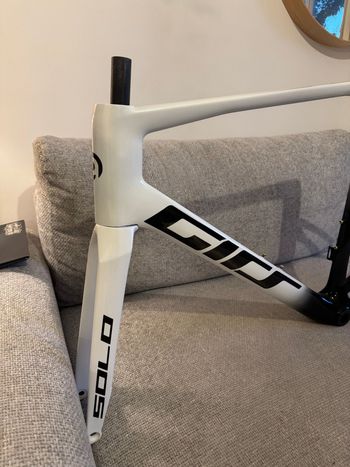 Used GIRS Solo Frameset 2025 Road & Gravel, White — image 8 of 8