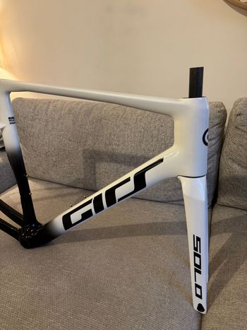 Used GIRS Solo Frameset 2025 Road & Gravel, White — image 2 of 8