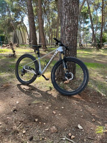 Gebrauchtes Lee Cougan Rampage RE SRAM X01 Eagle AXS 2023 Mountainbike, Hellgrau — Bild 2 von 3
