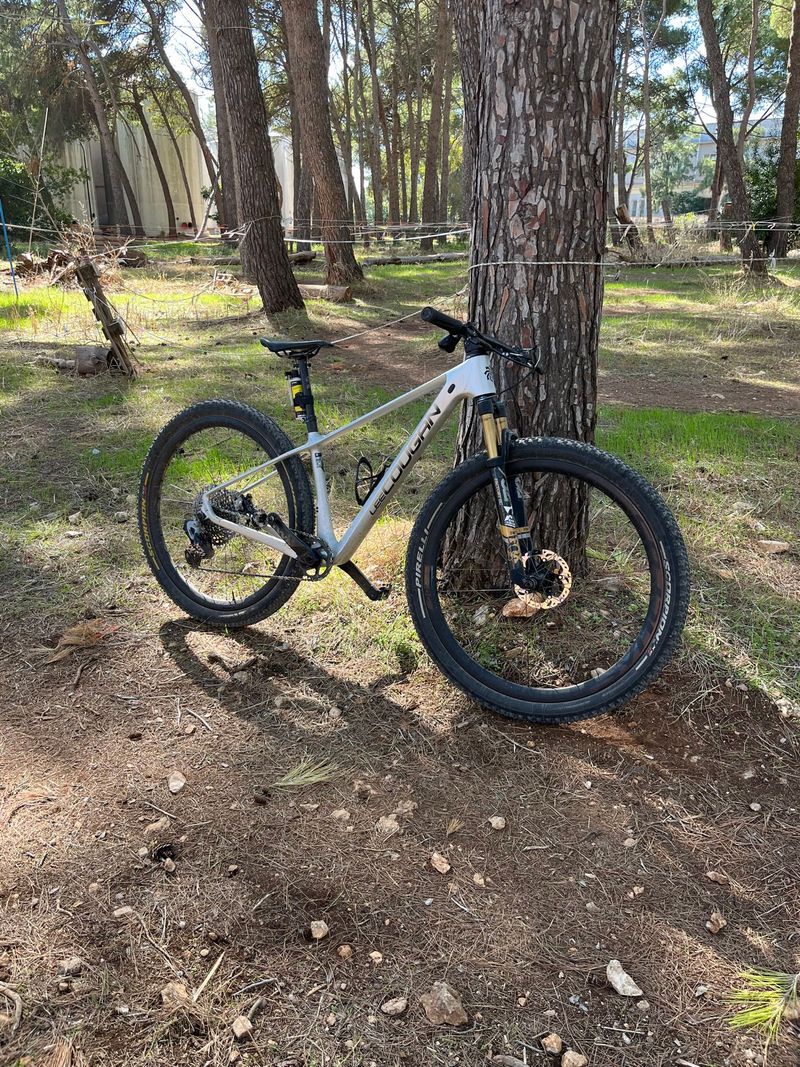 Gebrauchtes Lee Cougan Rampage RE SRAM X01 Eagle AXS 2023 Mountainbike, Hellgrau — Bild 1 von 3