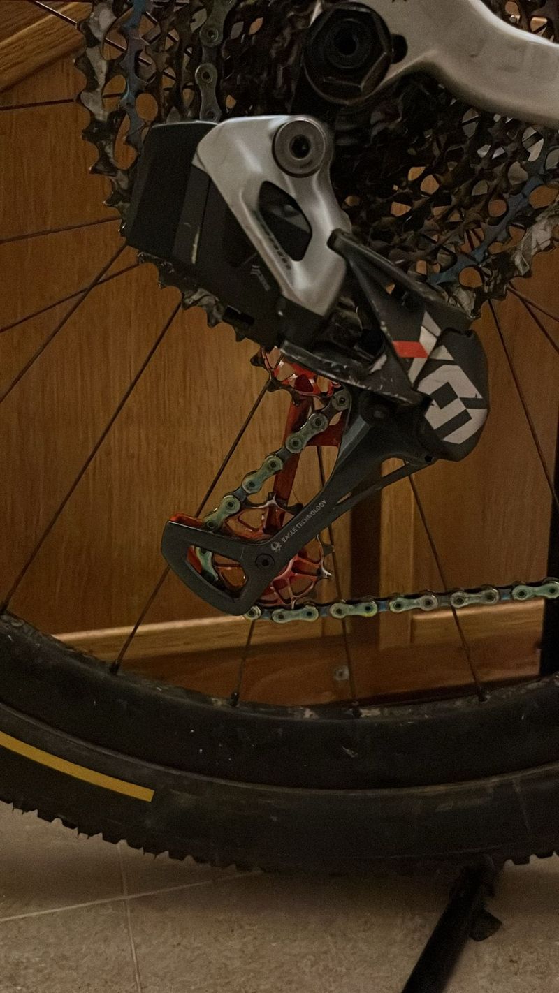 Gebrauchtes Lee Cougan Rampage RE SRAM X01 Eagle AXS 2023 Mountainbike, Hellgrau — Bild 3 von 3